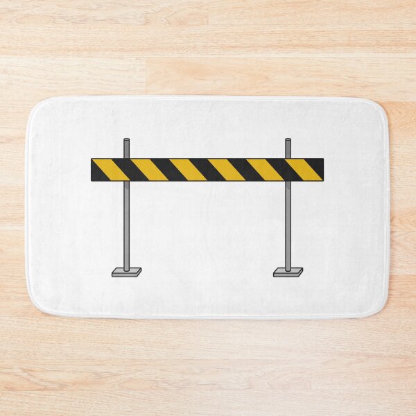 Item preview, Yellow And Black Dead End Barricade Warning Sign Vector designed and sold by THP Creative.