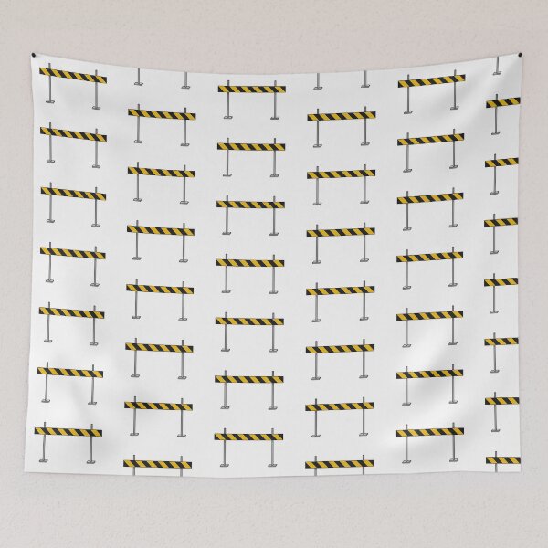 Item preview, Yellow And Black Dead End Barricade Warning Sign Vector designed and sold by THP Creative.