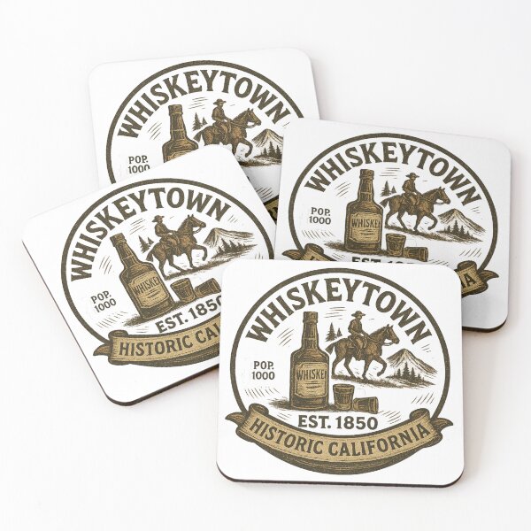 Item preview, Whiskeytown – Historic California Vintage Emblem designed and sold by The Sierra Mountain Corner.