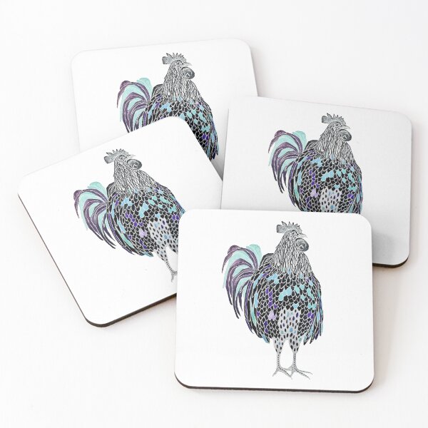Item preview, Ayam Cemani Rooster designed and sold by Sonoran Glimmer.