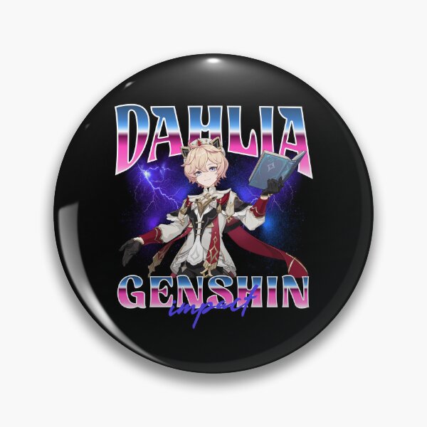 Item preview, Dahlia Genshin Impact designed and sold by My-Art-World.