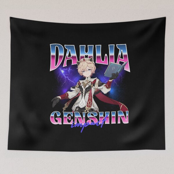 Item preview, Dahlia Genshin Impact designed and sold by My-Art-World.