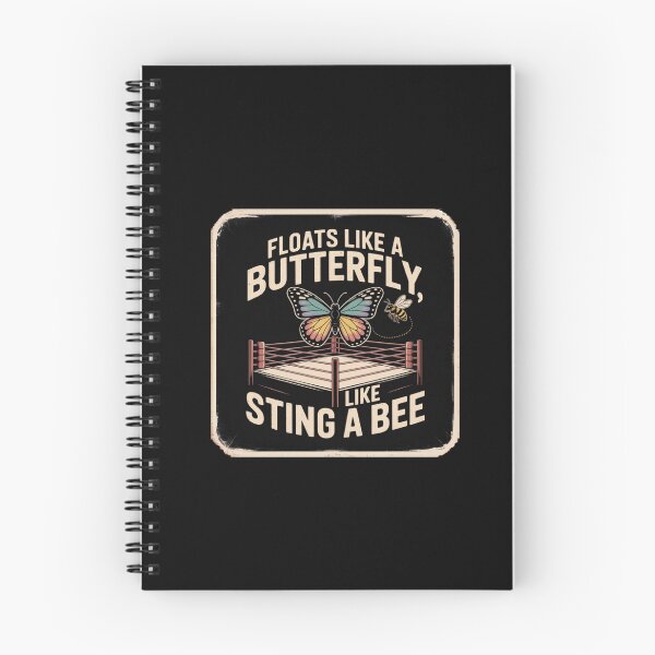 Item preview, Floats like a butterfly stings like a bee | Iconic retro motivational boxing phrase designed and sold by ALL ART .