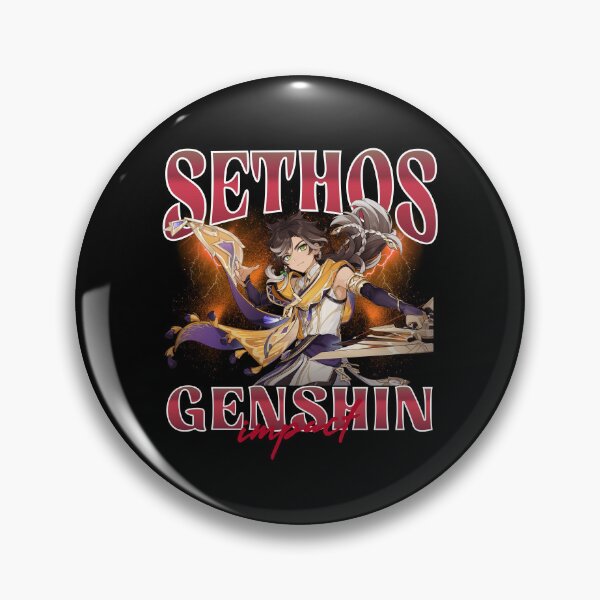 Item preview, Sethos Genshin Impact designed and sold by My-Art-World.