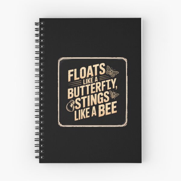 Item preview, Floats like a butterfly stings like a bee | Iconic retro motivational boxing phrase designed and sold by ALL ART .