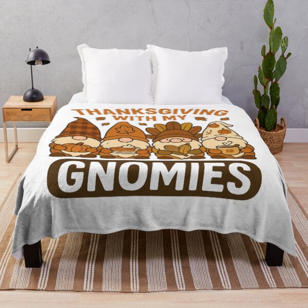 Item preview, Thanksgiving With My Gnomies – Cute Fall Holiday Gnome Design designed and sold by DailyDrivesct.