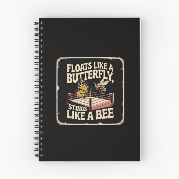 Item preview, Floats like a butterfly stings like a bee | Iconic retro motivational boxing phrase designed and sold by ALL ART .