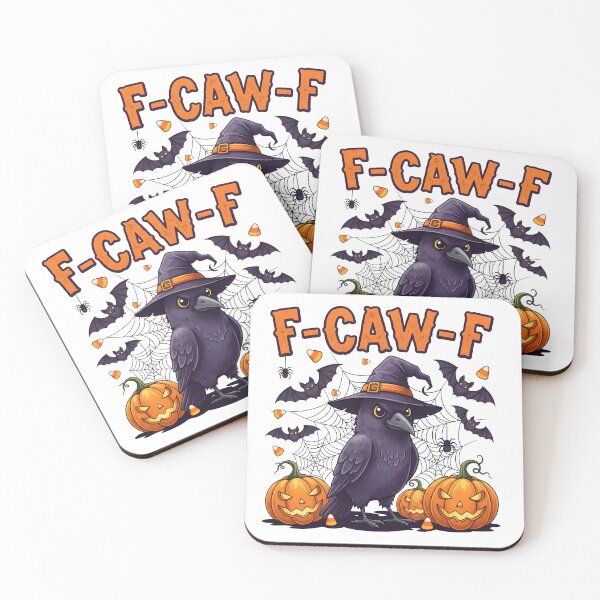 Item preview, F-CAW-F Crow Halloween PNG | Funny Spooky Crow with Lights Design designed and sold by Ellen'Studio.