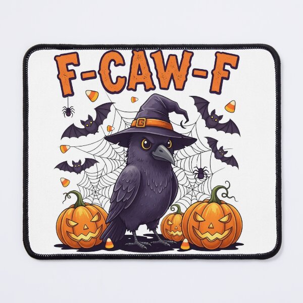 Item preview, F-CAW-F Crow Halloween PNG | Funny Spooky Crow with Lights Design designed and sold by Ellen'Studio.
