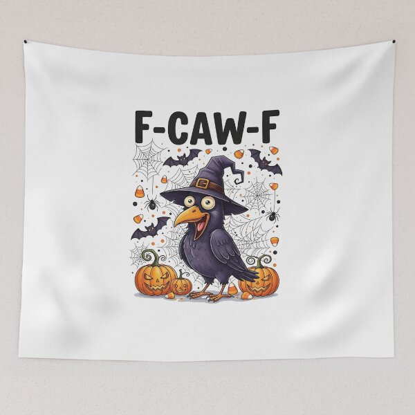Item preview, F-CAW-F Crow Halloween PNG | Funny Spooky Crow with Lights Design designed and sold by Ellen'Studio.