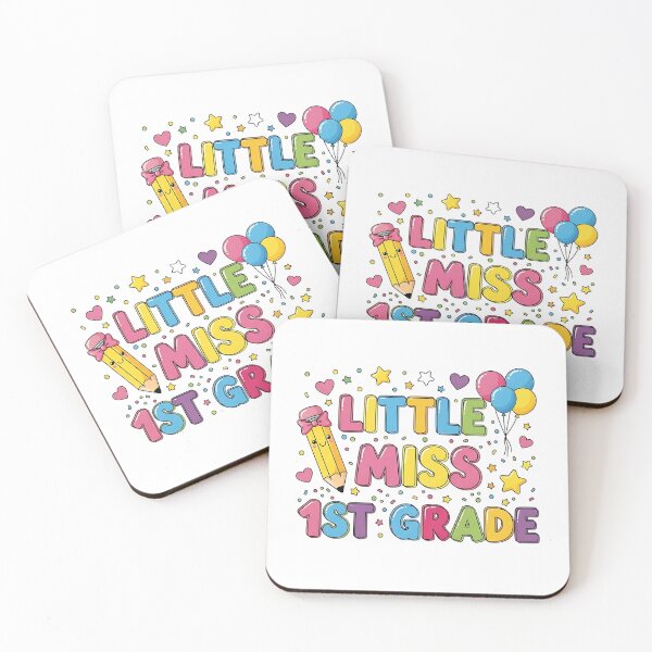 Item preview, Little Miss 1st Grade PNG | Cute Colorful Back to School Design designed and sold by Ellen'Studio.