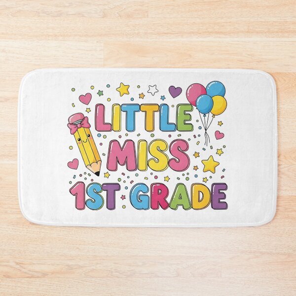 Item preview, Little Miss 1st Grade PNG | Cute Colorful Back to School Design designed and sold by Ellen'Studio.