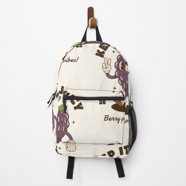 Item preview, Keep It Juicy Blackberry Retro Cartoon Mascot - Berry Good Vibes designed and sold by HoopeStylee.