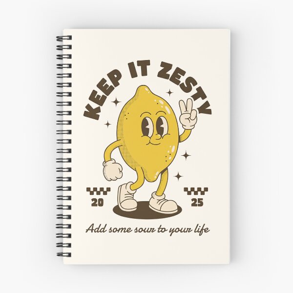 Item preview, Keep It Zesty Lemon Retro Cartoon Mascot - Add Some Sour To Your Life designed and sold by HoopeStylee.