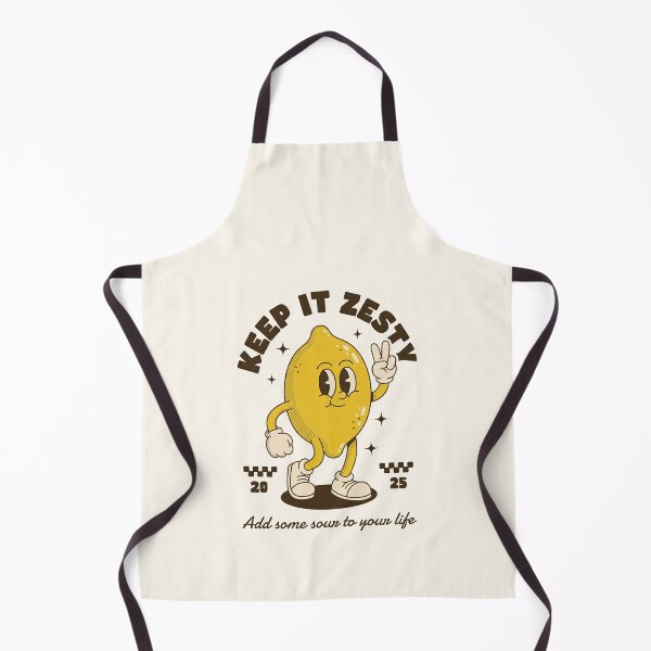 Item preview, Keep It Zesty Lemon Retro Cartoon Mascot - Add Some Sour To Your Life designed and sold by HoopeStylee.