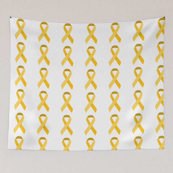 Item preview, Gold Leukemia Cancer Awareness Ribbon Vector designed and sold by THP Creative.