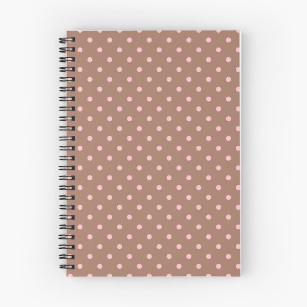 Item preview, Polka Dot Classic Pattern in Mocha Brown and Soft Pink designed and sold by kierkegaard.
