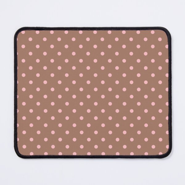 Item preview, Polka Dot Classic Pattern in Mocha Brown and Soft Pink designed and sold by kierkegaard.