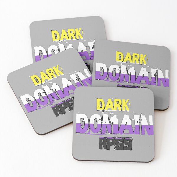 Item preview, Dark Domain Nonbinary Pride Logo designed and sold by DarkDomainRPG.