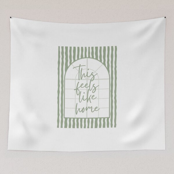Item preview, This Feels Like Home in Sage Green designed and sold by Dondonmart.