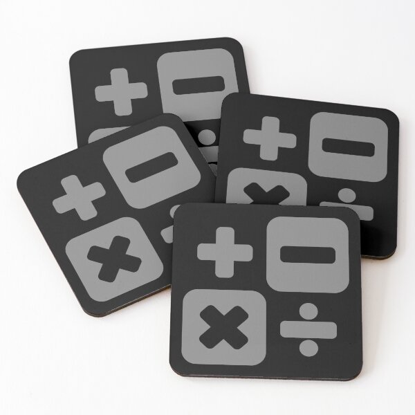 Item preview, Math Symbols — Plus Minus Multiply Divide Minimalist Design designed and sold by downUnderInk.
