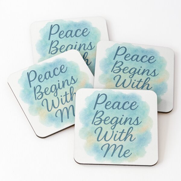 Item preview, Peace Begins With Me – Montessori Inspired Affirmation designed and sold by MforMontessori.