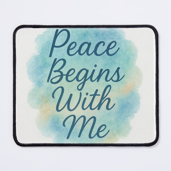 Item preview, Peace Begins With Me – Montessori Inspired Affirmation designed and sold by MforMontessori.
