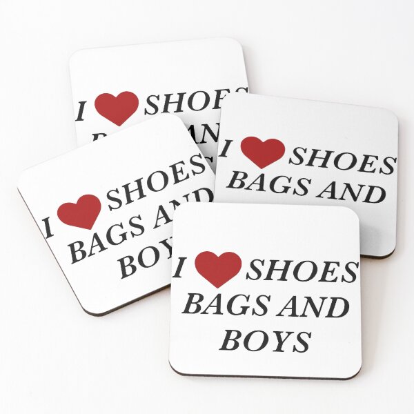 Item preview, I love shoes, bags, and boys designed and sold by angelkeith.