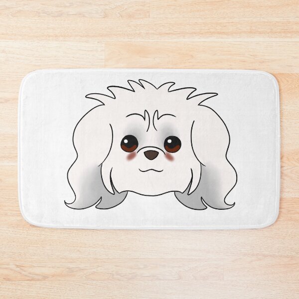 Item preview, White Shih Tzu Tear Stains designed and sold by OliRoseArt.