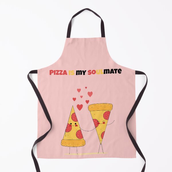 Aperçu de l'œuvre La pizza est mon âme sœur - Funny Foodie Design créée et vendue par BrightMood Designs.