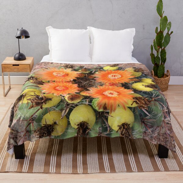 Item preview, Dazzling Barrel Cactus Flowers designed and sold by simonjayphotos.