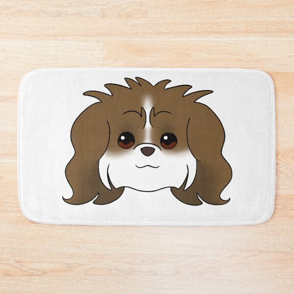 Item preview, Brown Shih Tzu White Chin White Blaze designed and sold by OliRoseArt.