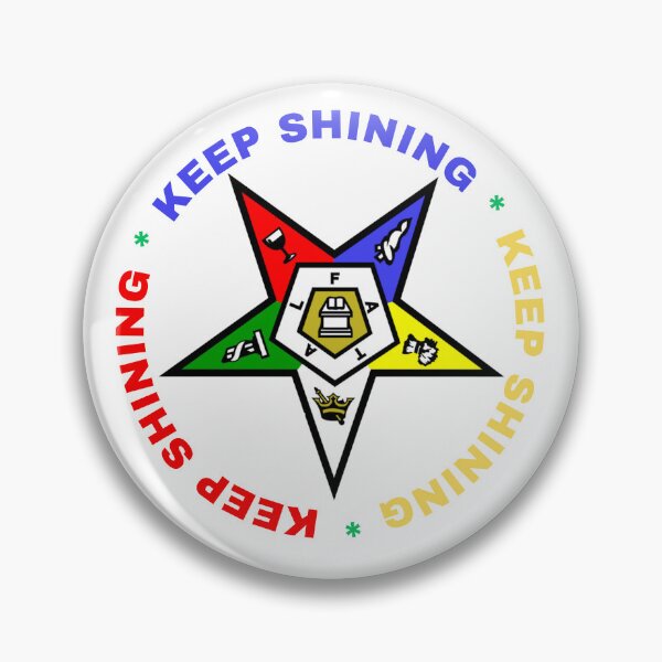 Item preview, Order of Eastern Star Keep Shining Design designed and sold by Cherishine Creations.