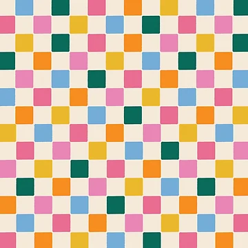 Artwork thumbnail, Check Colorful Pattern by KeekStudio