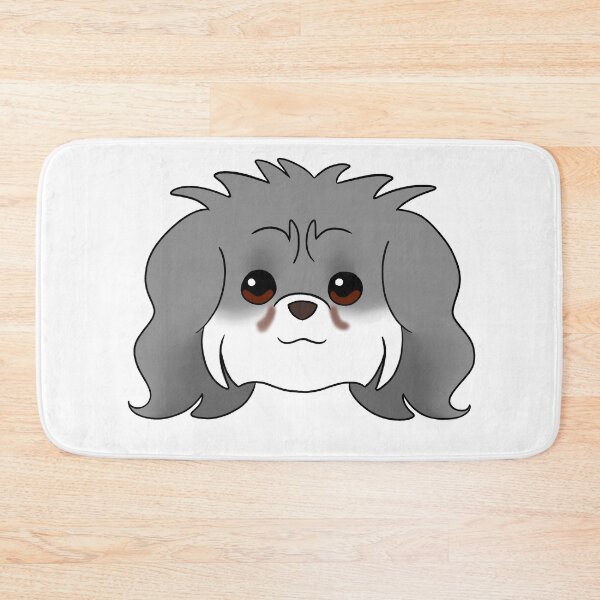 Item preview, Grey Shih Tzu White Chin Tear Stains designed and sold by OliRoseArt.