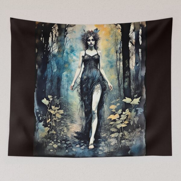 Item preview, Gothic Ghoul/Dark Goddess – Witchy Woman designed and sold by FaerieFusion.