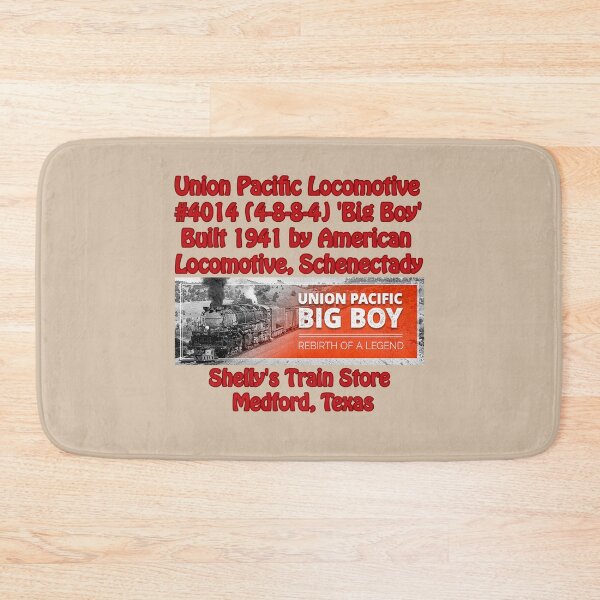 Item preview, Train logo,UP, Union Pacific Locomotive #4014 'Big Boy', Shelly's Train Store,Vintage, Classic,Archaic, Collectible Train Logos,Rail & Railroad Logos,train stickers,magnets,t-shirts,posters designed and sold by MoreEZUSA-Here.