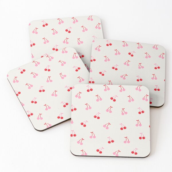 Item preview, Pink and Red Cherry Pattern – Cute Fruit Design designed and sold by KeekStudio.