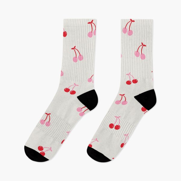 Artikelvorschau, Rosa und rotes Kirschmuster – süßes Fruchtdesign entworfen und verkauft von KeekStudio.