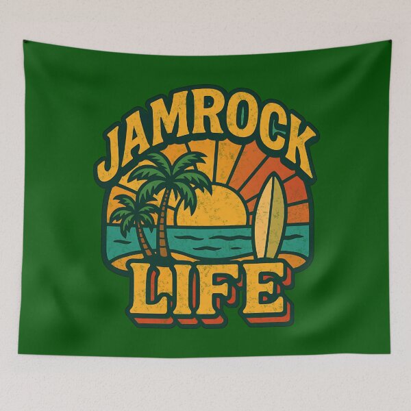 Item preview, Jamrock Life designed and sold by SavvyEarth.