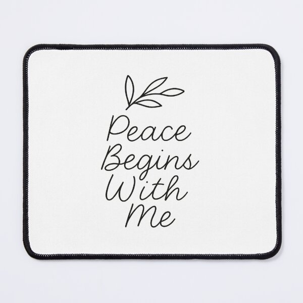 Item preview, Peace Begins With Me – Montessori Inspired Affirmation designed and sold by MforMontessori.
