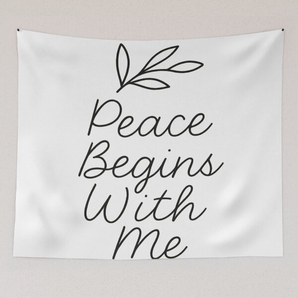 Item preview, Peace Begins With Me – Montessori Inspired Affirmation designed and sold by MforMontessori.