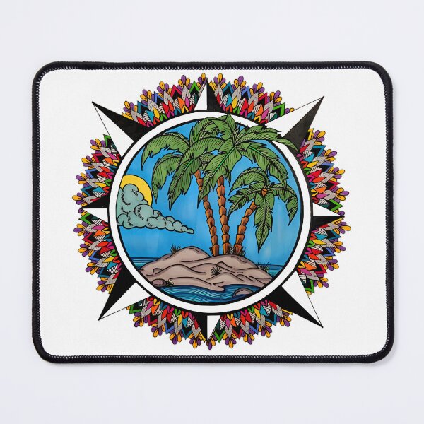 Item preview, Island Mandala designed and sold by BeetleMalon.