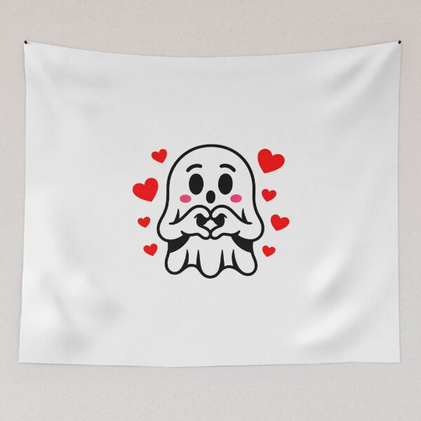 Item preview, Love Sign Heart Hand Ghost  designed and sold by SteezeeStore.