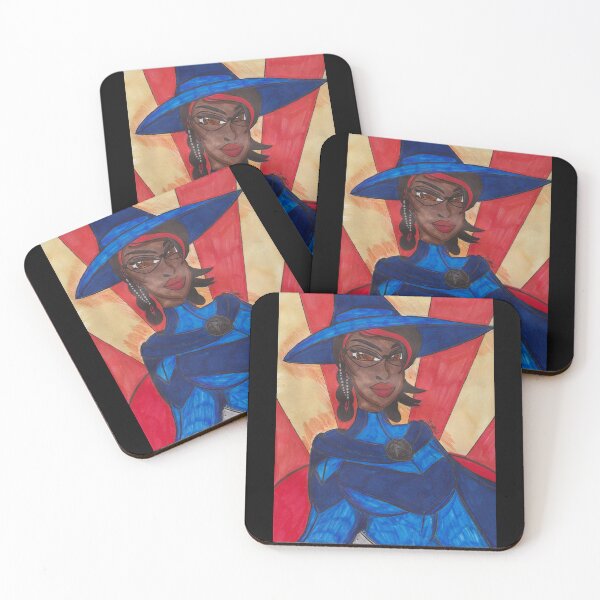 Item preview, Bold Witch in Blue Attire designed and sold by Ronald Woods.