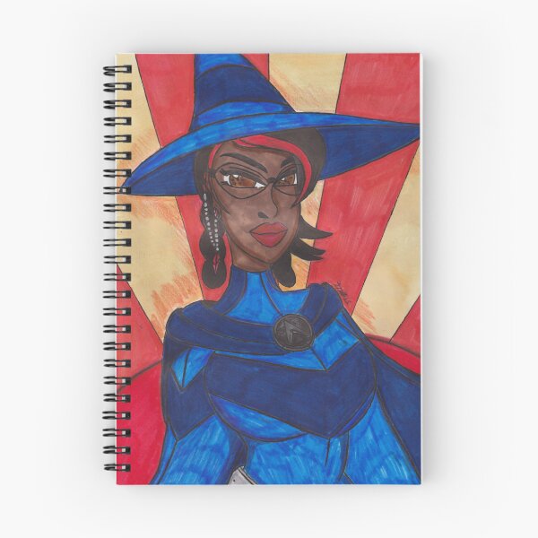 Item preview, Bold Witch in Blue Attire designed and sold by Ronald Woods.