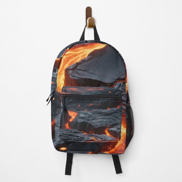 Item preview, Hot lava flow between volcanic rocks designed and sold by Ahau Designs.
