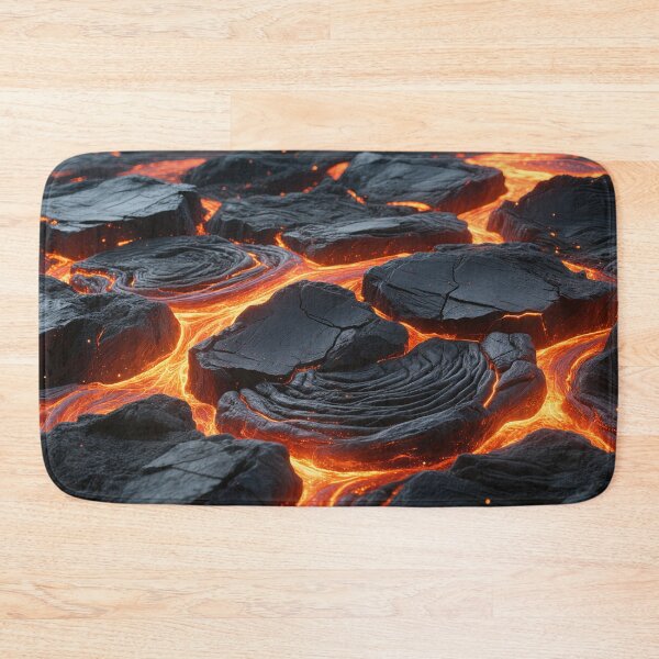Item preview, Hot lava flow between volcanic rocks designed and sold by Ahau Designs.