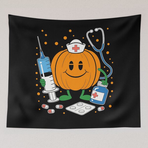 Item preview, Halloween Nurse Pumpkin Nursing designed and sold by JonBarnes22.