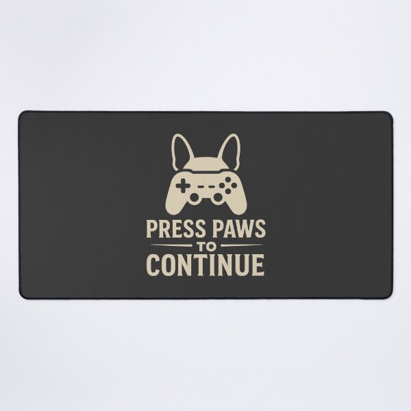Item preview, Press Paws to Continue – French Bulldog Gamer Minimalist T-Shir designed and sold by AdelStore.